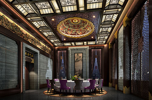 桂东低调奢华的新中式酒店设计效果图